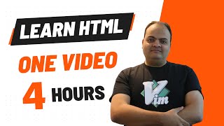 Learn HTML In One Video  تعلم HTML في فيديو واحد كورس كامل [upl. by Hereld]