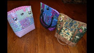 EPISODE 59  Part 2 Quilted Fully Lined Tote Bag Tutorial [upl. by Lavicrep]