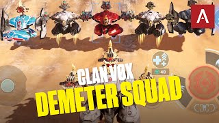 War Robots DEMETER SQUAD vs TITANS Clan VØX Live Stream [upl. by Akinal834]