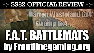 Frontline Gaming FAT MAT Review  Barren Wasteland amp Swamp  HD [upl. by Oesile840]