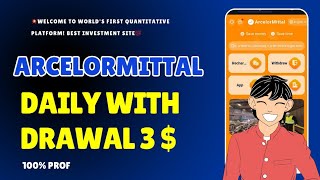 💥Latest USDT Earning platform Best investment site ArcelorMittals daily withdrawal 3 [upl. by Cook]