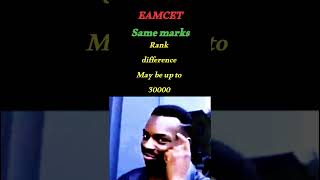 EAMCET MARKS VS RANK [upl. by Marigold]