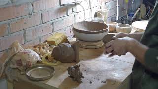 the making of ceramic cooking pot [upl. by Lukey]