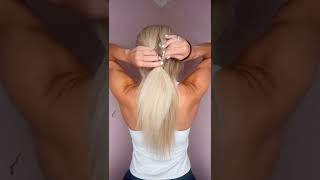 EASY PONYTAIL HAIRSTYLE FOR DIRTY HAIR [upl. by Lomasi]