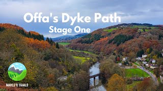 Offas Dyke Path  Stage One  Wye Valley  Hiking  4K [upl. by Oyam]