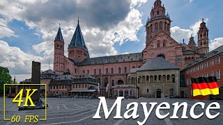 Promenade Ã MAYENCE ğŸ‡©ğŸ‡ª Sans Parler Allemagne  4K60fps [upl. by Christan]