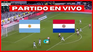 🔴 PARAGUAY vs ARGENTINA EN VIVO 🏆 JUEGA LIONEL MESSI 🔥 ELIMINATORIAS RUMBO al MUNDIAL 2026 [upl. by Cassady220]