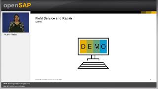 SAP Business ByDesign Customer Relationship Management  Field Service and Repair unit 45 [upl. by Gothard861]