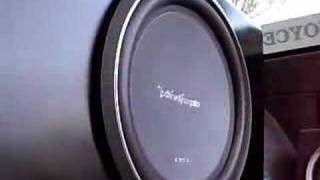 15quot rockford fosgate p2  TI  top back [upl. by Dian]