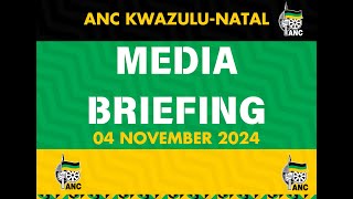 ANC KZN MEDIA BRIEFING [upl. by Sidnala358]