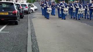 Armagh True Blues Flute Band  Mullabrack Accordion Band Parade 2015 [upl. by Ahseikal559]