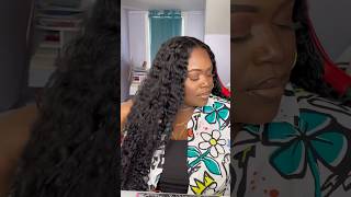 Wig install featuring Alipearl deep wave closure wig [upl. by Atteloiv]