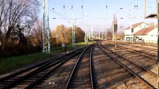 Führerstandsmitfahrt Cab Ride Sopron  Ebenfurth Time Lapse [upl. by Amble]