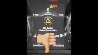 Range Rover Evoque SOS Limited Functionality Warning Fix [upl. by Anilad618]