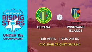 🔴 LIVE  Windwards U15 v Guyana U15  Saturday 8th April 2023 [upl. by Kazim]