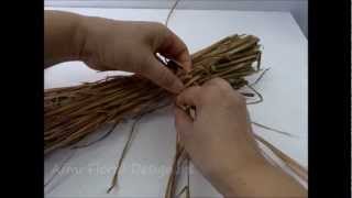 藁の結び方how to tie a straw ropewmv [upl. by Sedecram875]