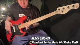 【Ikebe BSound Check】BLACK SMOKER Standard Series Beta J4 Shake Red【試奏動画】 [upl. by Etnahc]