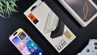 Spigen GLAStR EZ FIT for Apple iPhone 16 Pro Easily Installed Screen Protector [upl. by Odilo563]