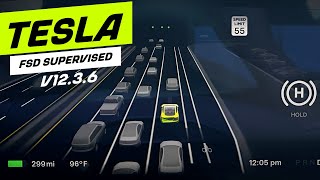 Tesla Full Self Driving Supervised v1236  Model S Plaid  Complete AI Learning Self Driving [upl. by Punak234]