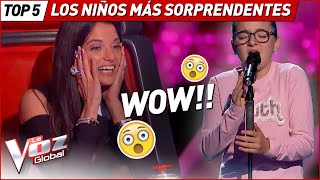 Los niños MÁS SORPRENDENTES de La Voz Kids [upl. by Sloane]