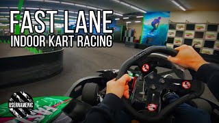 The INDOOR KART RACING EXPERIENCE  Fast Lane [upl. by Rayburn885]