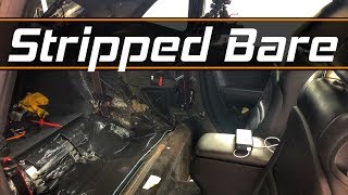 Disassembly of 2015 Challenger rear interior and install of SeatbeltPlanet custom Seat Belts [upl. by Hiasi]