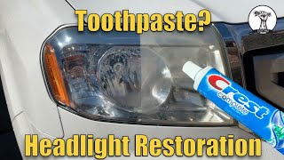 EASY and FREE Way to Clean and Restore Your Headlights [upl. by Mackintosh]