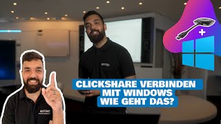 ClickShare verbinden mit Windows  Wie geht das [upl. by Salocin]