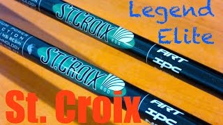 St Croix Legend Elite Casting amp Spinning Rod Review [upl. by Mirth614]