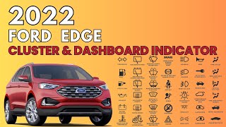 2022 FORD Edge Dashboard Warning Lights and Cluster Guide [upl. by Anovahs]