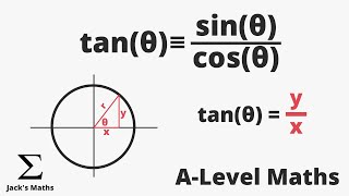 Proving Trig Identity tanx  sinxcosx  ALevel Maths [upl. by Dion]