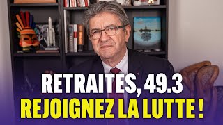 Retraites 493  rejoignez la lutte [upl. by Ssitruc]