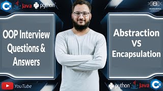 Abstraction VS Encapsulation  OOP Interview Questions amp Answers  Object Oriented HindiUrdu [upl. by Vaios223]