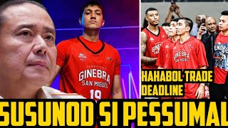 GINEBRA ISUSUNOD NA SI VON PESSUMAL  GINEBRA HAHABOL SA TRADE DEADLINE [upl. by Eeslehc]