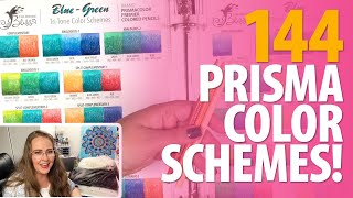 144 Prismacolor Color Scheme Combinations [upl. by Ashlin]