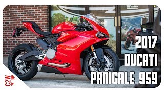 2017 Ducati Panigale 959  First Ride [upl. by Havelock735]