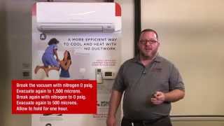 How to Install a MSZMUZGE09NA Heat Pump  Mitsubishi Electric Cooling amp Heating [upl. by Adnohsed847]