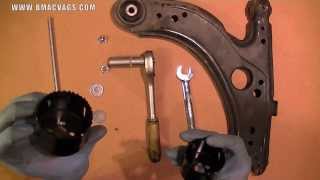 How to Remove a Wishbone Bushing with DIY Homemade Tool [upl. by Alexandra883]