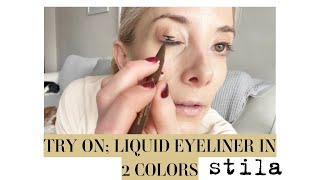 Try On Amazon Makeup Eyeliner by stila cosmetics [upl. by Notslah]