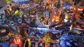 Kathys Christmas Village 2014 Final Edition [upl. by Ailemrac]