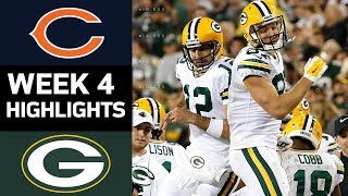 Bears vs Packers  NFL Week 4 Game Highlights [upl. by Sedecram753]