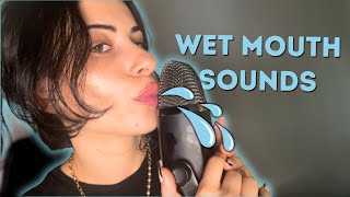 Wet Mouth Sounds Tongue Fluttering amp Gum Chewing ASMR [upl. by Munshi118]