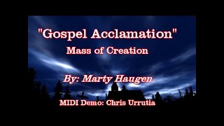 Gospel Acclamation  Mass of Creation Haugen [upl. by Aker]