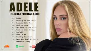 ADELE Best Playlist  ADELE Audio Tracks  ADELE Popular Playlist [upl. by Odiug]