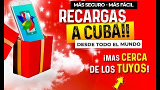 CUBA Recargas Promociones de ETECSA [upl. by Nyrmak440]