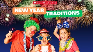 New Year Traditions Around the World  Video for Kids [upl. by Sanborn]