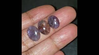 Natural Iolite Sunstone Cabochons [upl. by Greenlee]