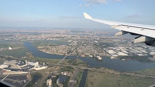 Newark New Jersey  Landing at Newark Liberty International Airport [upl. by Stalder]