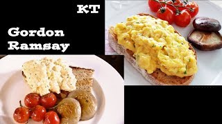 Gordon Ramsay Scrambled Eggs [upl. by Ahtekal]