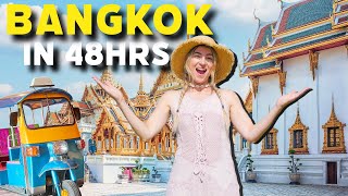 48hrs in BANGKOK  Best Things To Do in Thailands CRAZY Capital City Bangkok Travel Guide [upl. by Lilian]